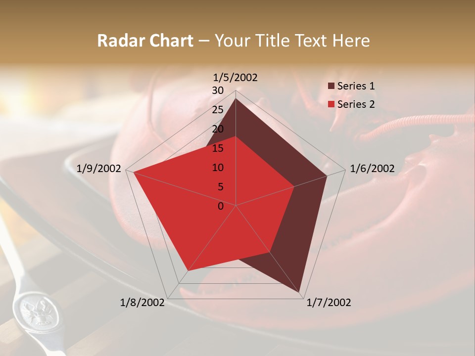 Antenna Lobster Fish PowerPoint Template