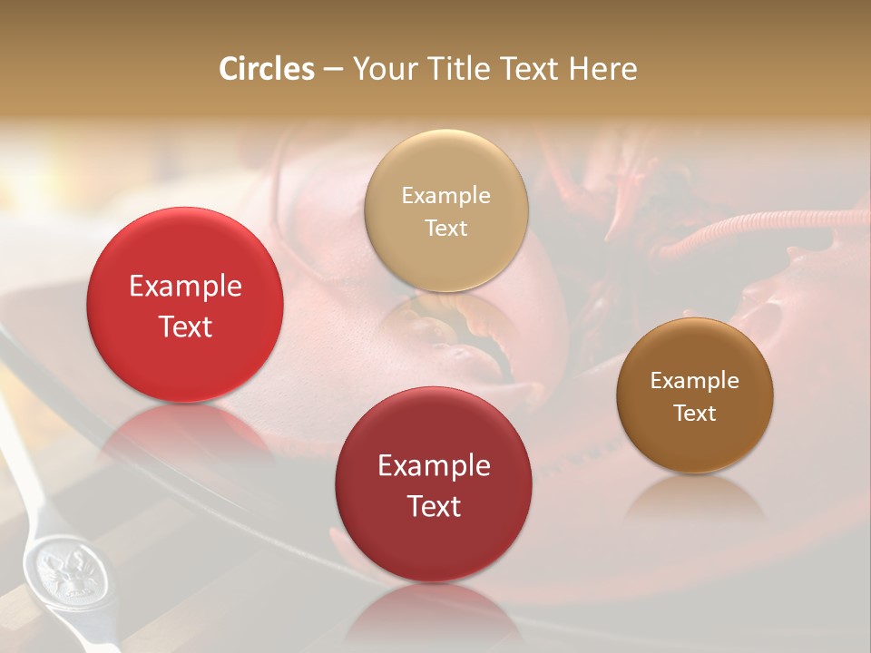 Antenna Lobster Fish PowerPoint Template