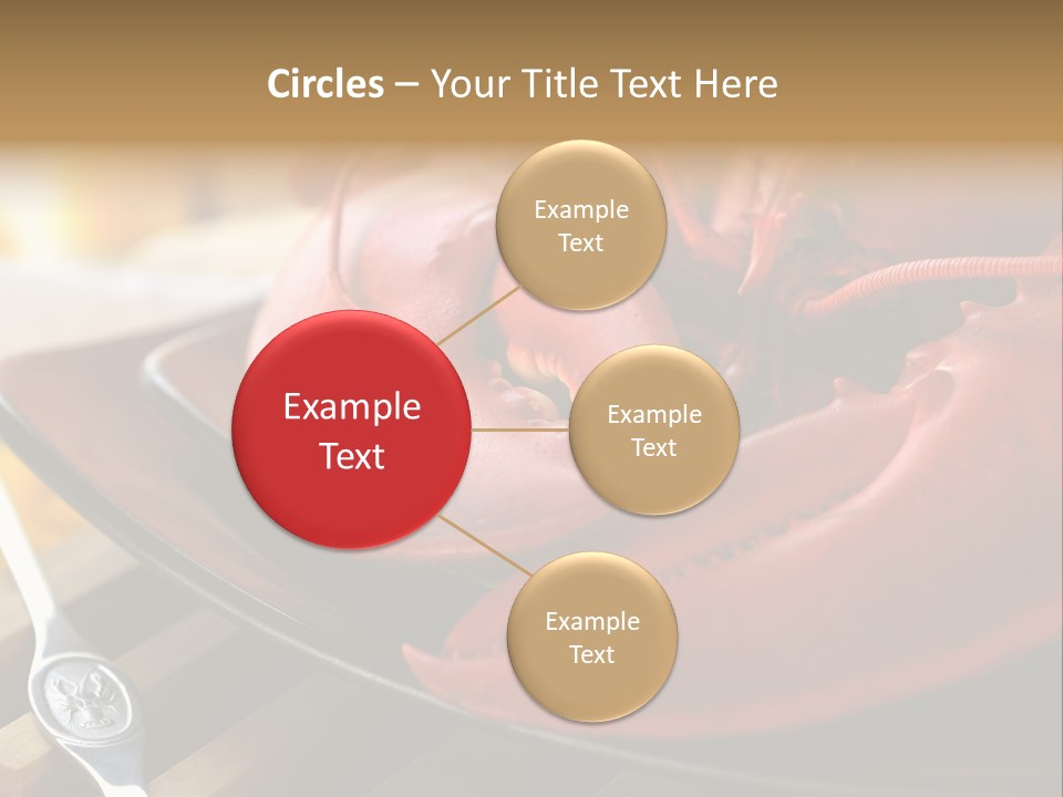 Antenna Lobster Fish PowerPoint Template