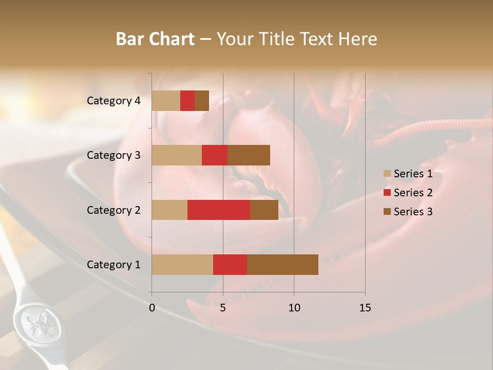 Antenna Lobster Fish PowerPoint Template