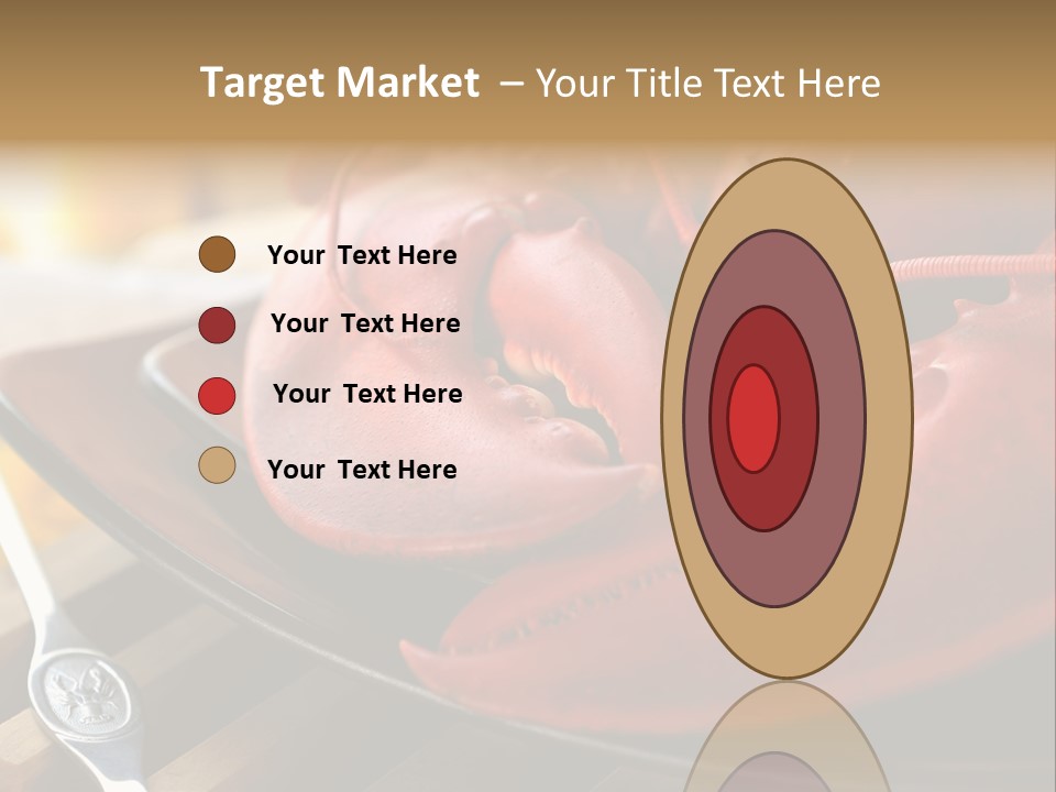 Antenna Lobster Fish PowerPoint Template