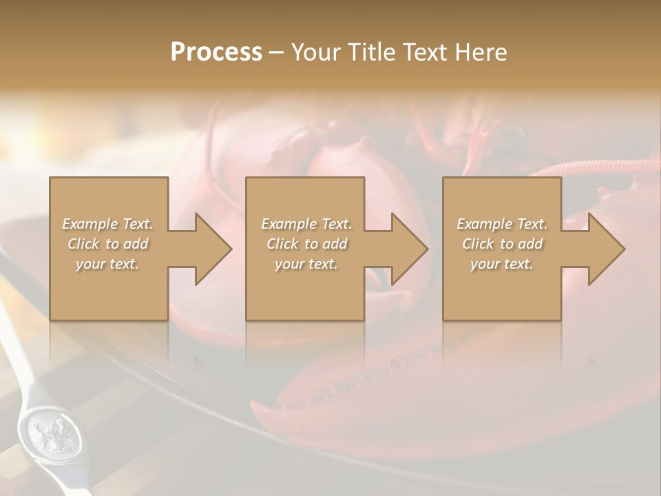 Antenna Lobster Fish PowerPoint Template