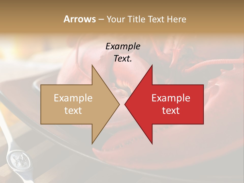 Antenna Lobster Fish PowerPoint Template