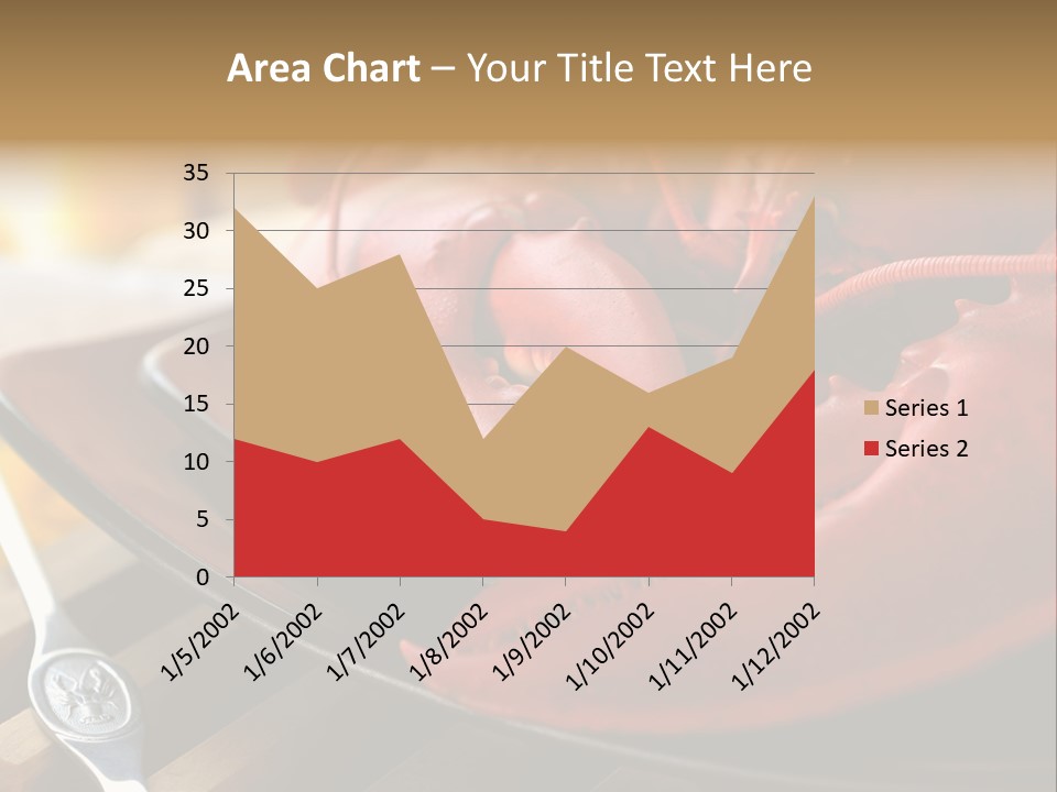 Antenna Lobster Fish PowerPoint Template