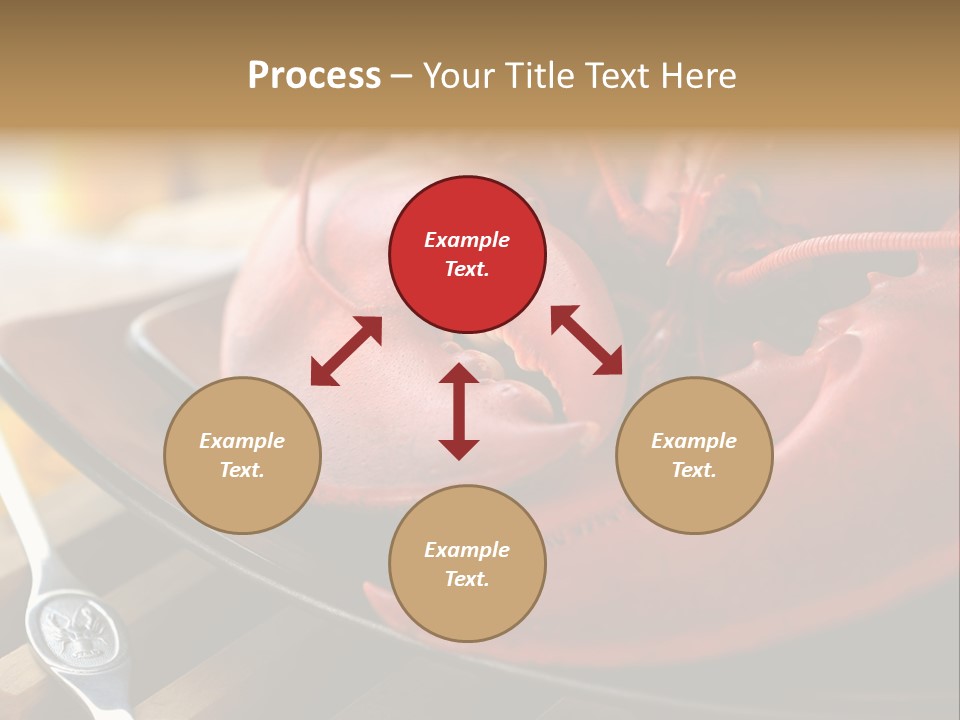 Antenna Lobster Fish PowerPoint Template