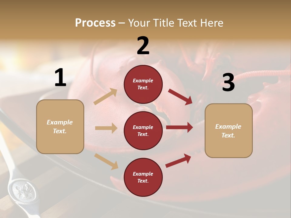 Antenna Lobster Fish PowerPoint Template