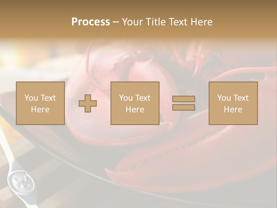 Antenna Lobster Fish PowerPoint Template
