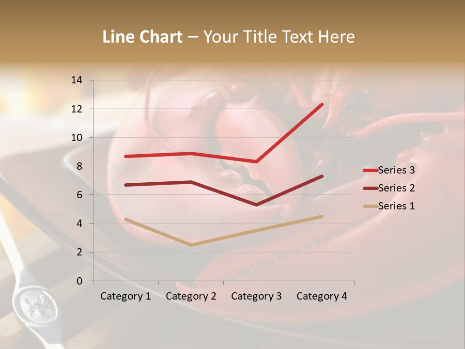 Antenna Lobster Fish PowerPoint Template
