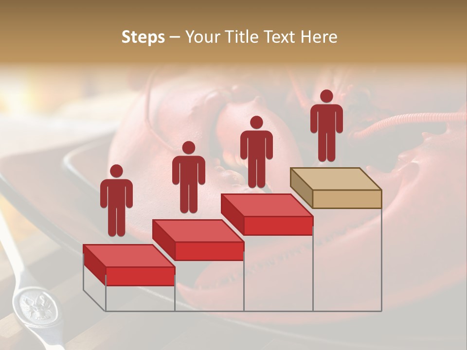 Antenna Lobster Fish PowerPoint Template