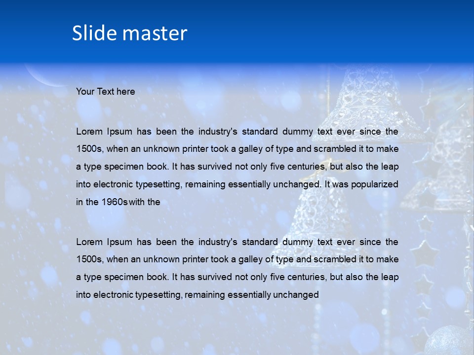 Sky Magic Ball PowerPoint Template