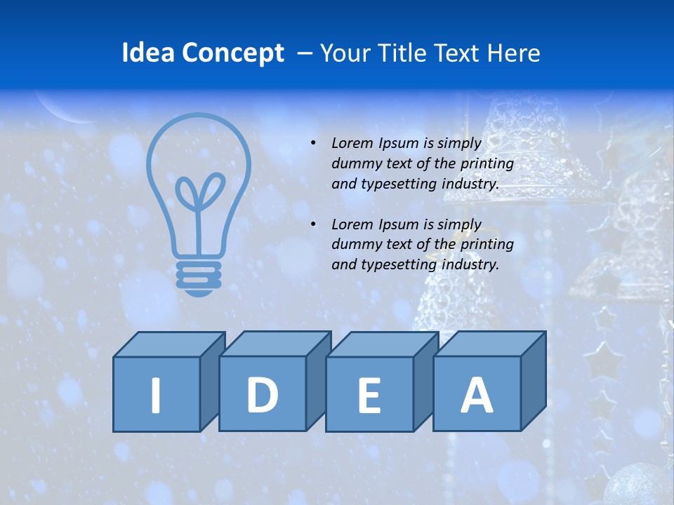 Sky Magic Ball PowerPoint Template