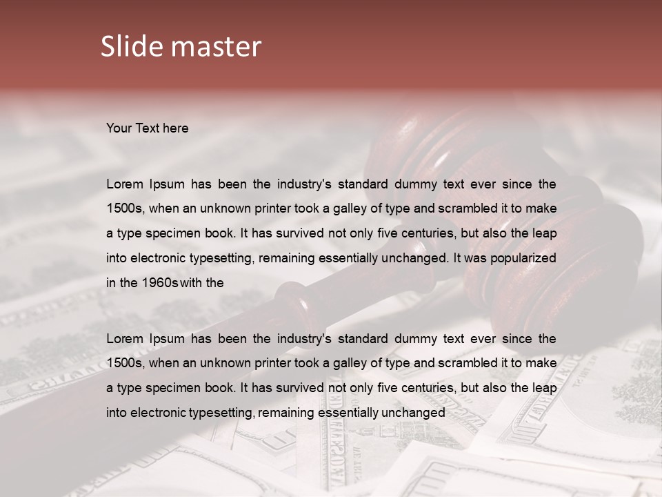Decide Settlement Sue PowerPoint Template