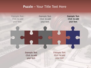 Decide Settlement Sue PowerPoint Template