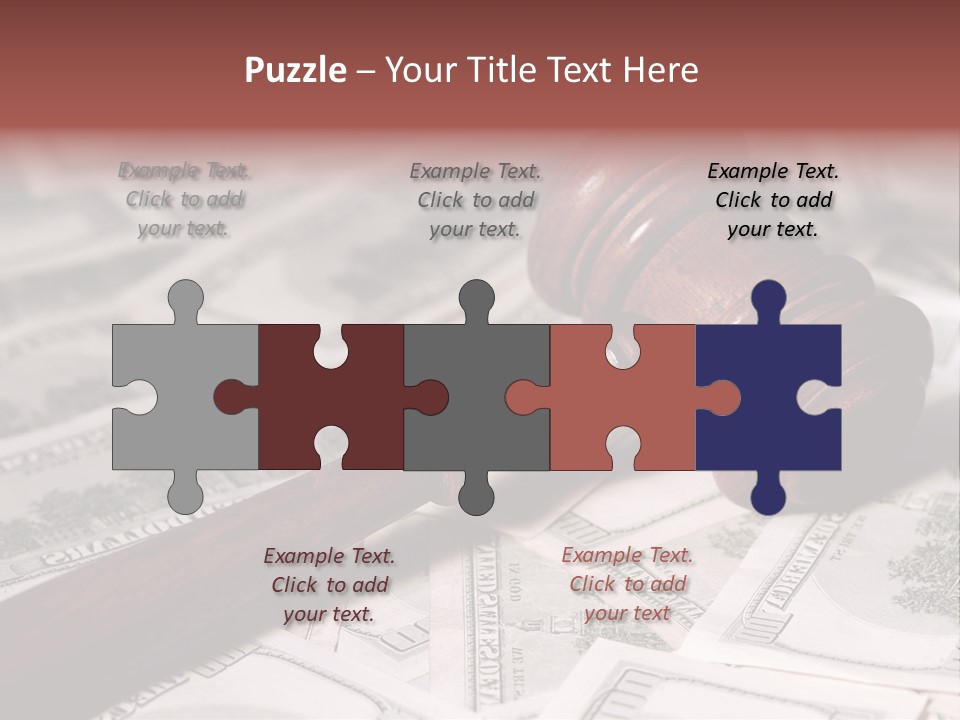 Decide Settlement Sue PowerPoint Template