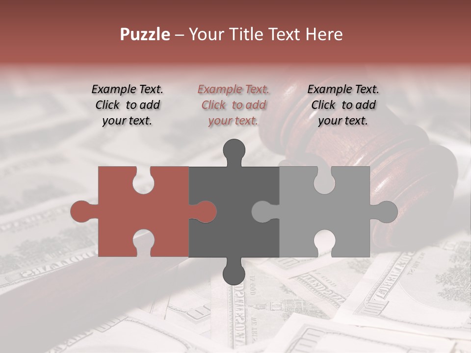 Decide Settlement Sue PowerPoint Template