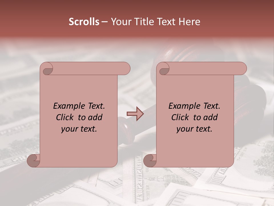 Decide Settlement Sue PowerPoint Template