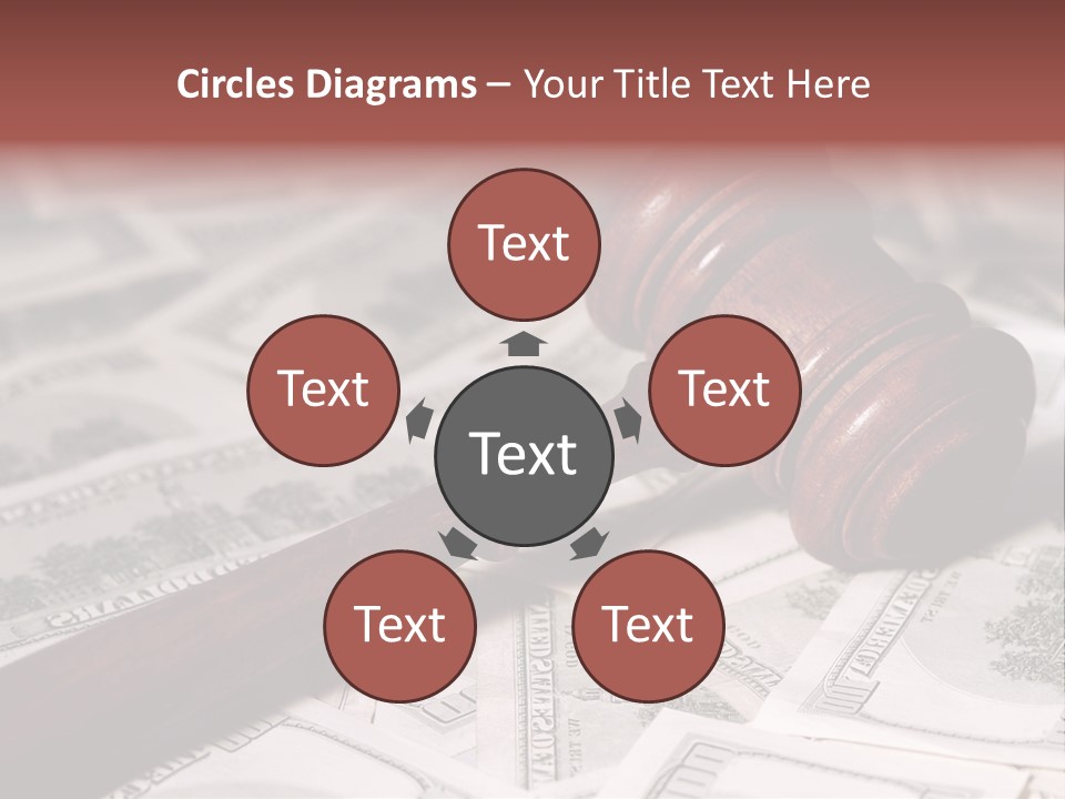 Decide Settlement Sue PowerPoint Template