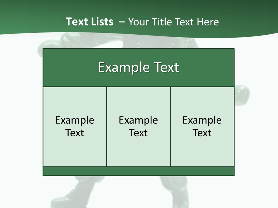 Toy Figurine Tiny PowerPoint Template