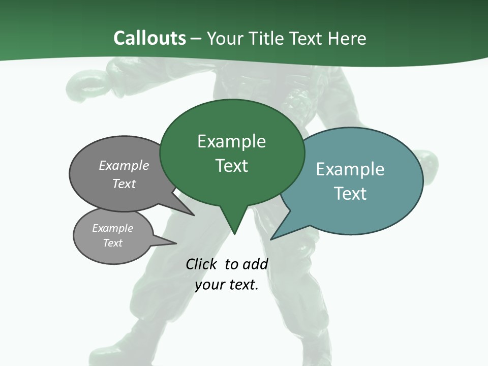 Toy Figurine Tiny PowerPoint Template