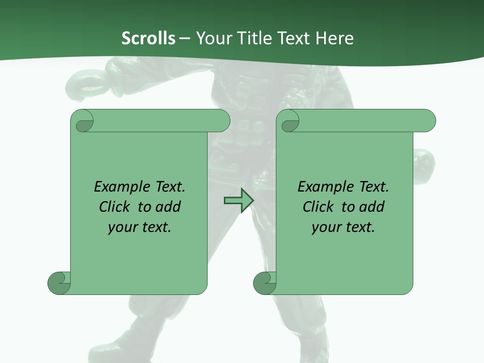 Toy Figurine Tiny PowerPoint Template