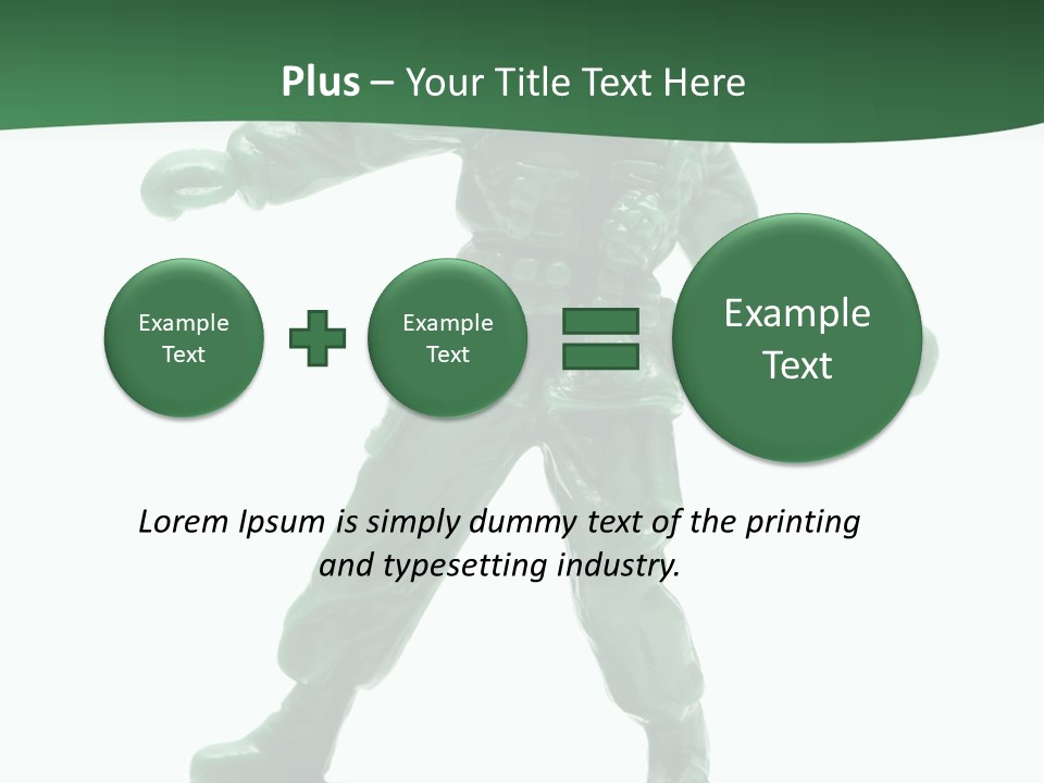 Toy Figurine Tiny PowerPoint Template