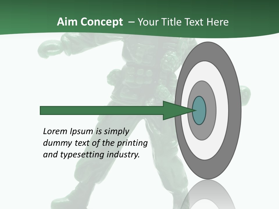 Toy Figurine Tiny PowerPoint Template