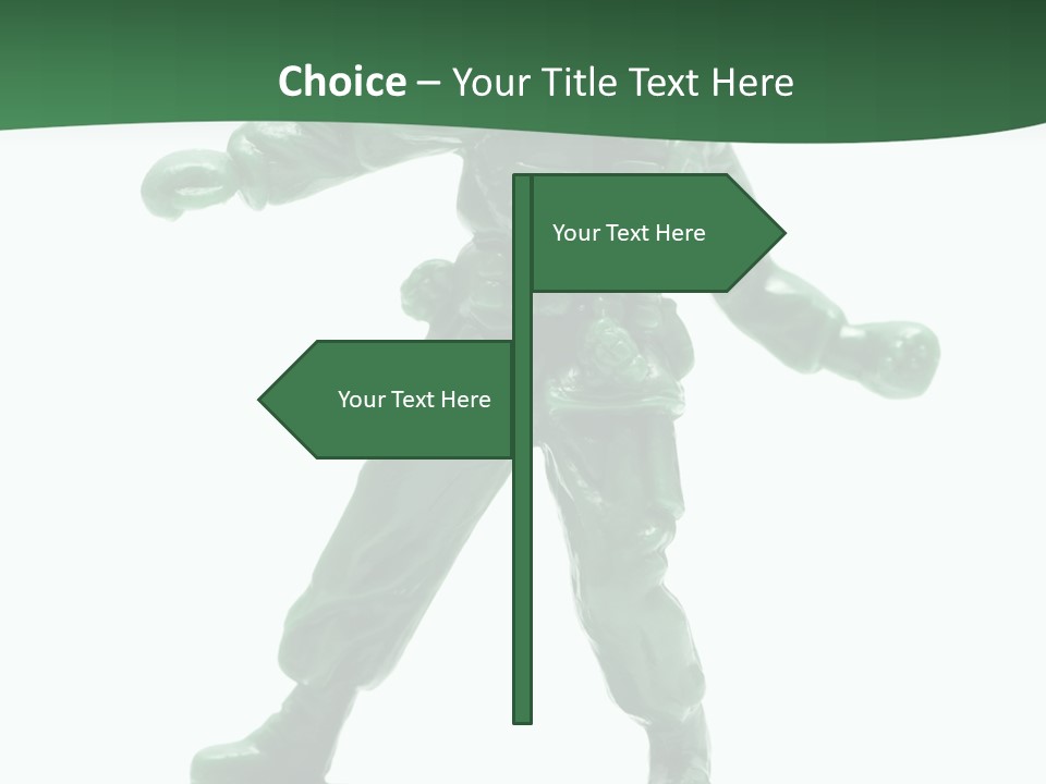 Toy Figurine Tiny PowerPoint Template