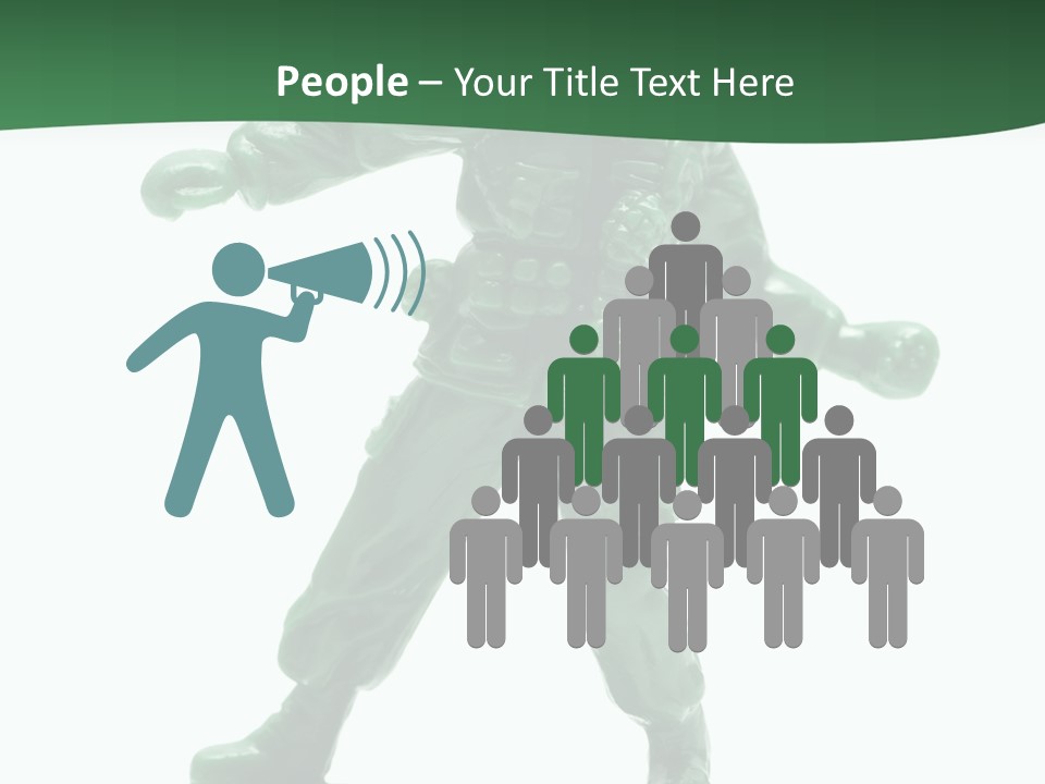 Toy Figurine Tiny PowerPoint Template