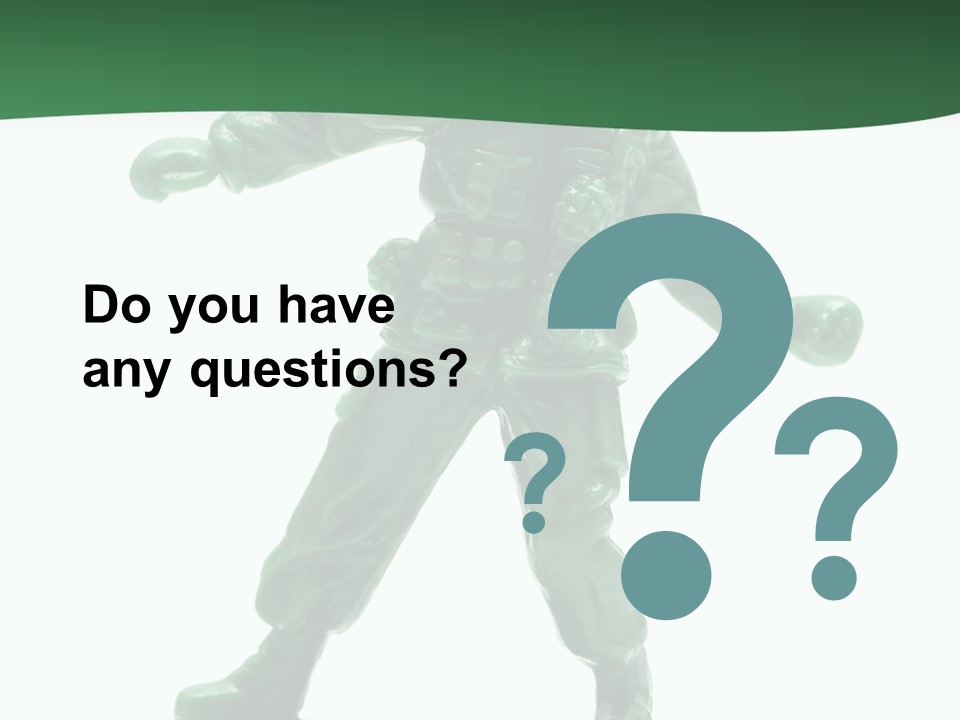 Toy Figurine Tiny PowerPoint Template