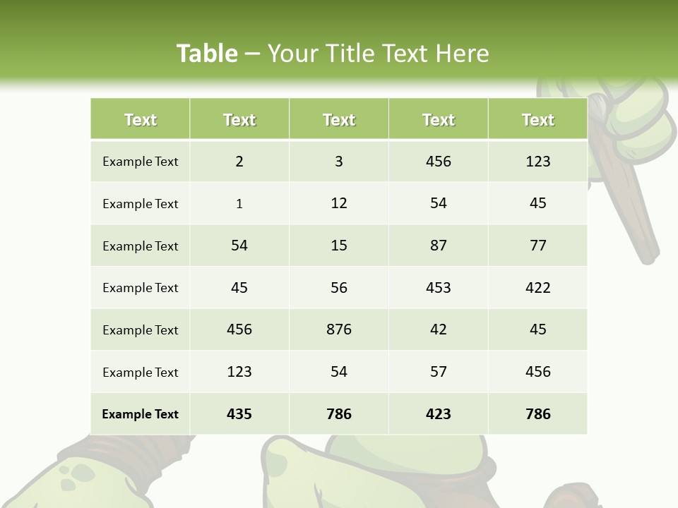 Running Loincloth Cartoon PowerPoint Template