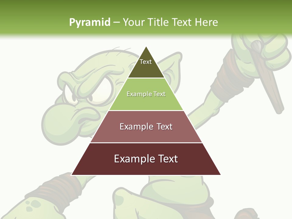 Running Loincloth Cartoon PowerPoint Template