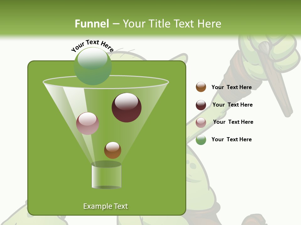 Running Loincloth Cartoon PowerPoint Template