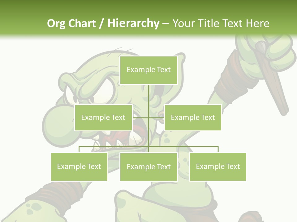 Running Loincloth Cartoon PowerPoint Template