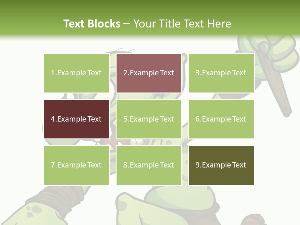 Running Loincloth Cartoon PowerPoint Template