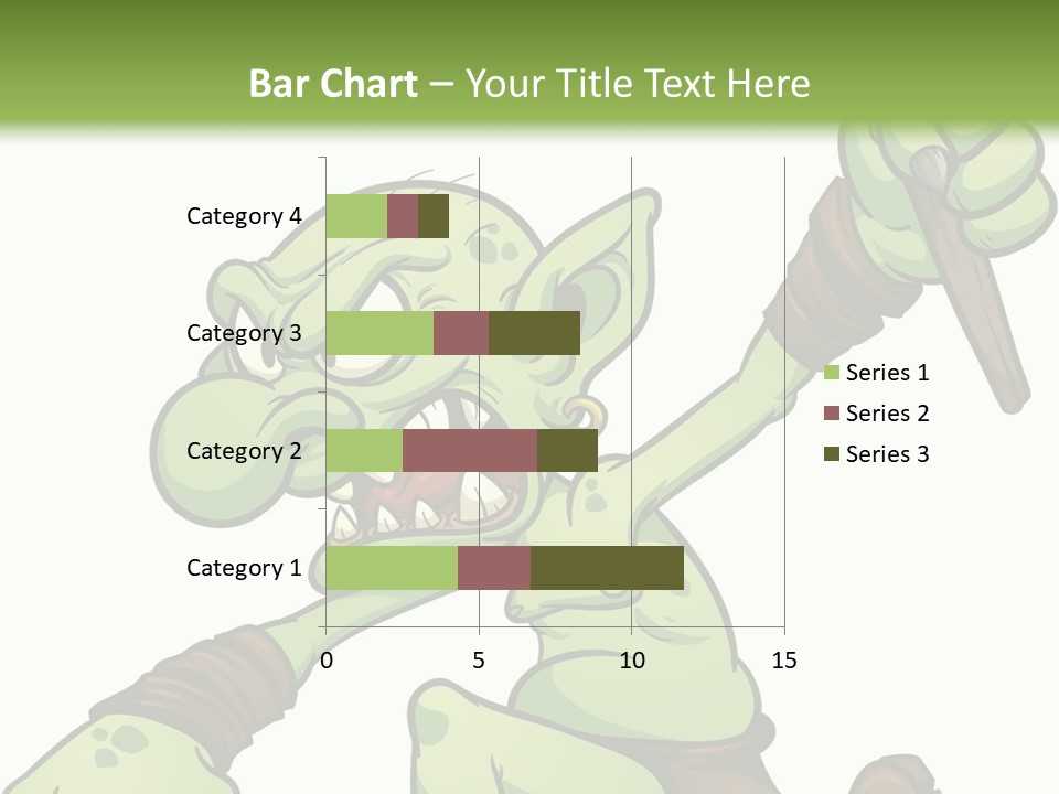 Running Loincloth Cartoon PowerPoint Template