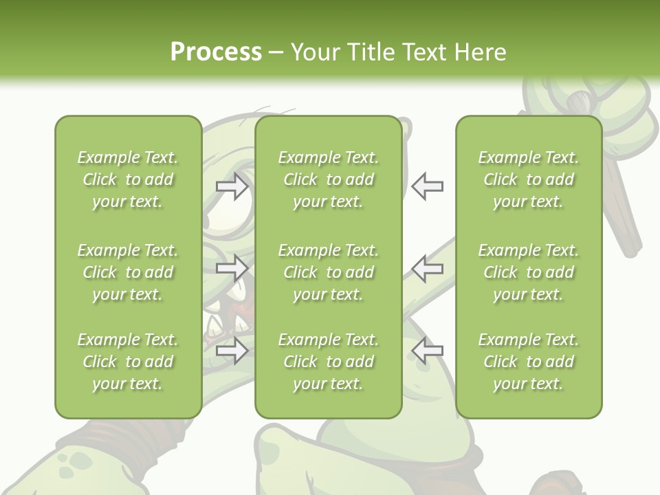 Running Loincloth Cartoon PowerPoint Template