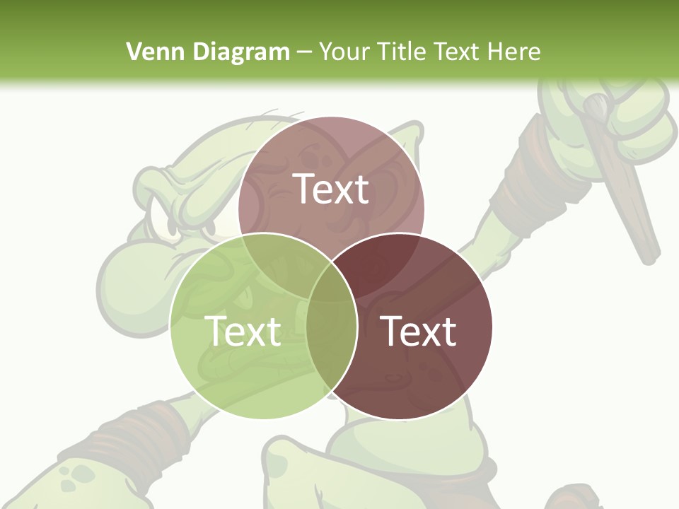 Running Loincloth Cartoon PowerPoint Template