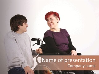 Need Of Help Isolated Talking People PowerPoint Template