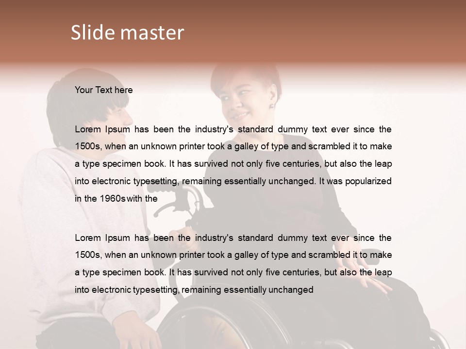 Need Of Help Isolated Talking People PowerPoint Template