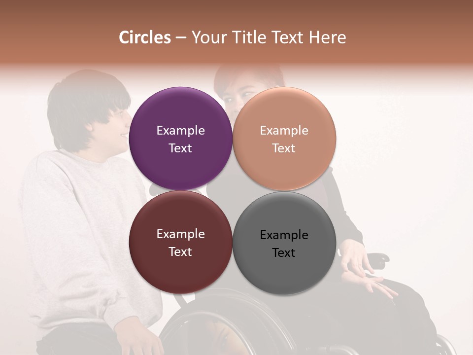 Need Of Help Isolated Talking People PowerPoint Template