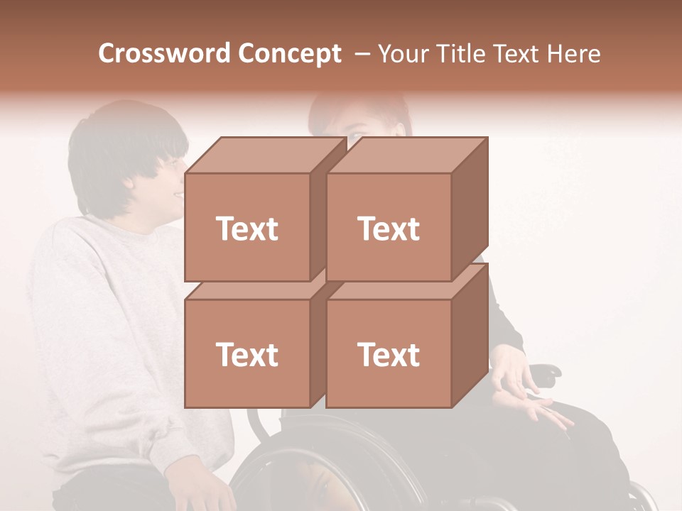 Need Of Help Isolated Talking People PowerPoint Template