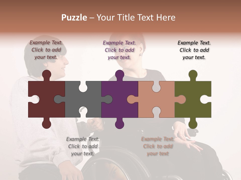 Need Of Help Isolated Talking People PowerPoint Template
