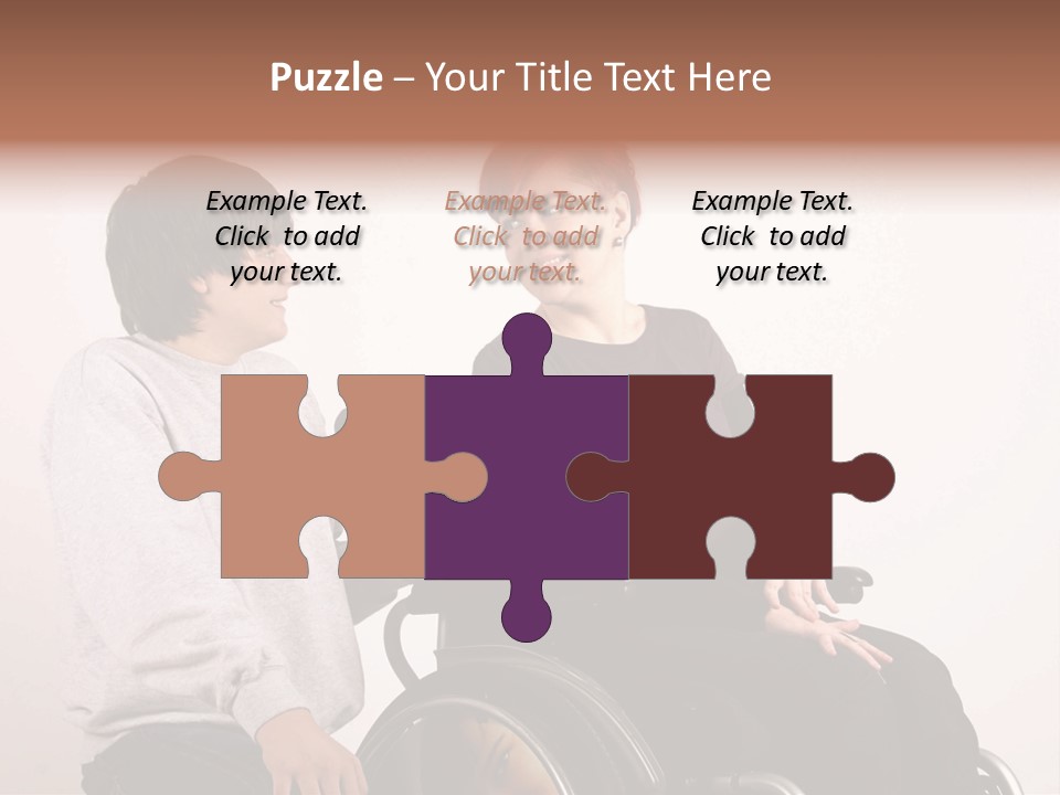 Need Of Help Isolated Talking People PowerPoint Template