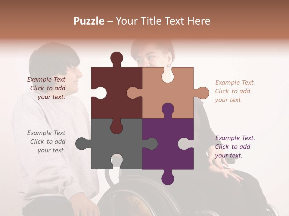 Need Of Help Isolated Talking People PowerPoint Template