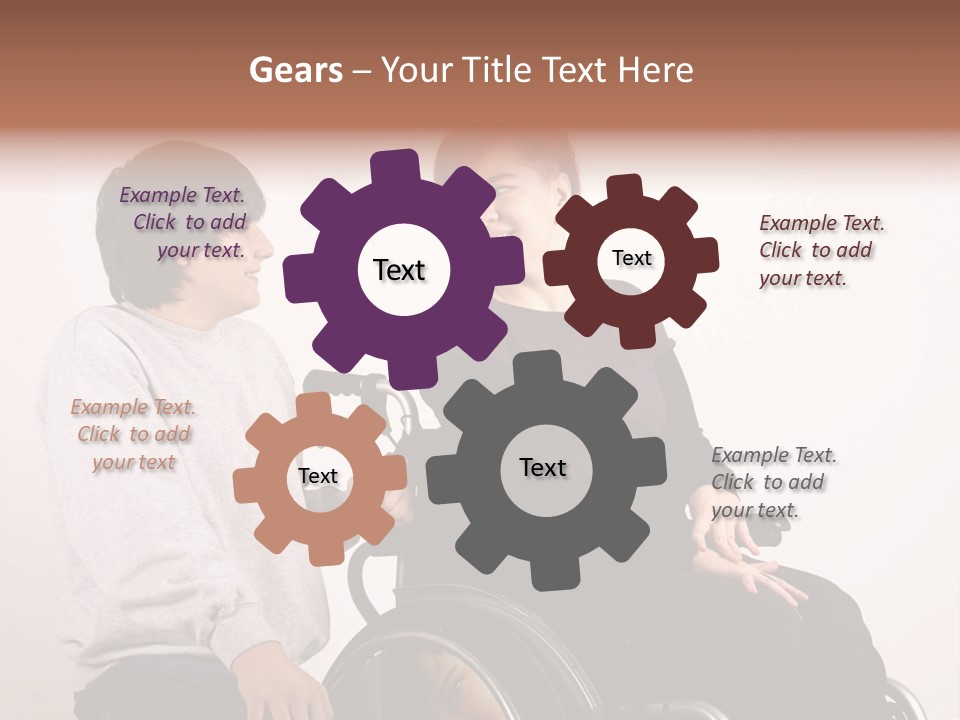 Need Of Help Isolated Talking People PowerPoint Template