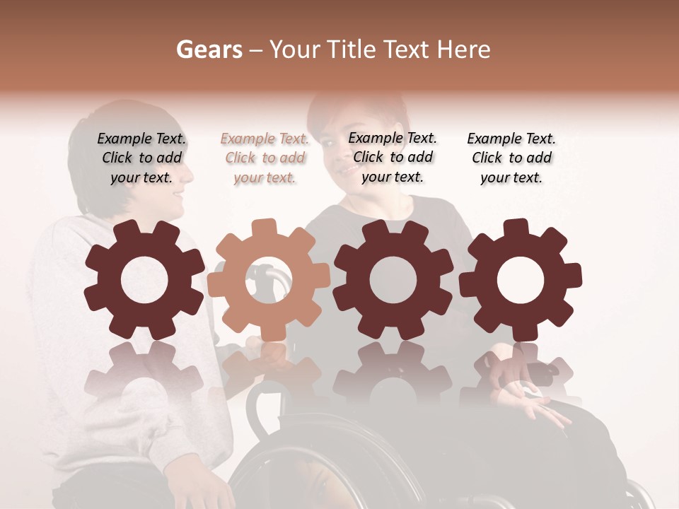 Need Of Help Isolated Talking People PowerPoint Template