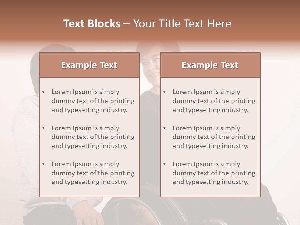 Need Of Help Isolated Talking People PowerPoint Template