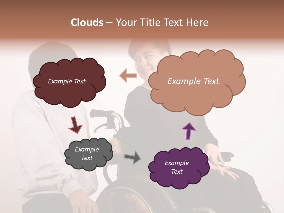 Need Of Help Isolated Talking People PowerPoint Template