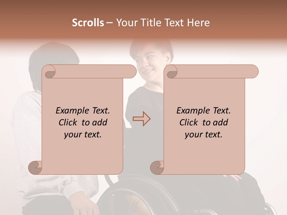 Need Of Help Isolated Talking People PowerPoint Template