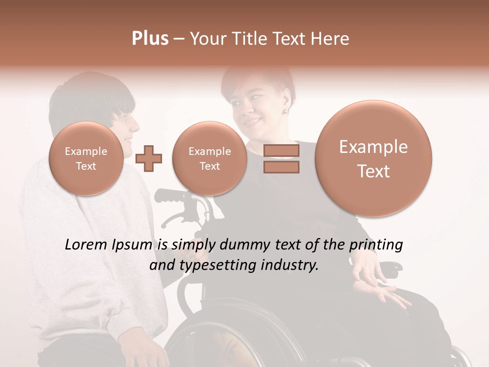 Need Of Help Isolated Talking People PowerPoint Template